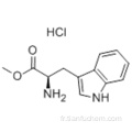 Chlorhydrate d&#39;ester méthylique de D-tryptophane CAS 14907-27-8